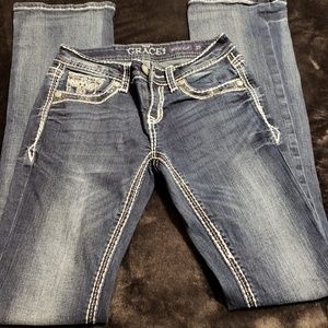 Juniors size 25 boot cut Grace jeans